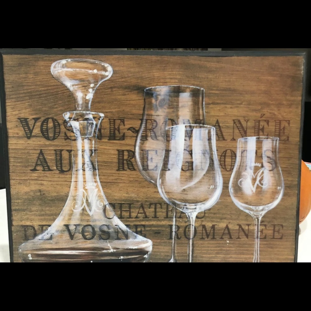 2 Wood Wine Art Work
